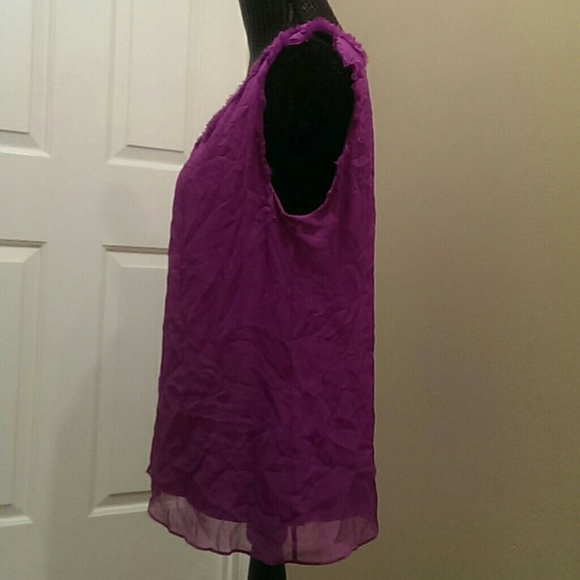 100% Silk ELIE TAHARI Sleeveless Blouse LINED! - Picture 3 of 8